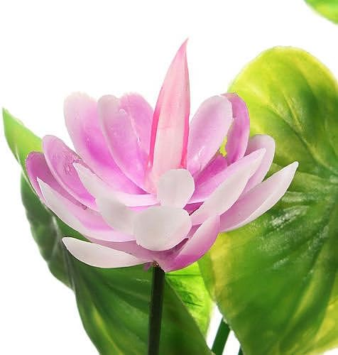 New Artificial Plastic Lotus Flower Grass Plant Aquatic for Fish Tank Ornament D?cor no.033