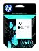 Original HP 10 Black Ink Cartridge in Retail Packaging