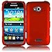 For Samsung©Galaxy Victory 4G LTE L300 Hard Cover Case Red