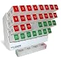 MedCenter Monthly Vitamin Organizer with Large Pill Boxes