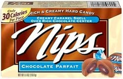 Nips Chocolate Parfait Candy, 4-Ounce Boxes (Pack of 12)
