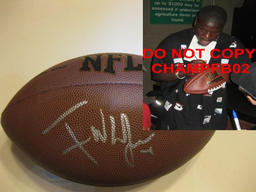 FRANK GORE,SAN FRANCISCO 49ERS,NINERS,MIAMI,SIGNED,AUTOGRAPHED,NFL FOOTBALL,WITH PROOF + COA
