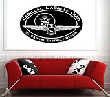 Garage Wall Cadillac Emblem Logo Decal Sticker Art S.5926