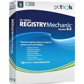 PC Tools Registry Mechanic 9, 3 PC Licence (PC CD)