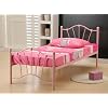 Sophia Childrens Pink Metal Bed Frame