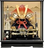 五月人形 兜飾り ケース飾り 彫金竜虎兜ケース・１０号　cho10-r かぶと飾り