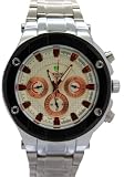 Weide - Montre Homme - Quartz - Acier inoxydable - blanc double veille poignet temps le sportSport Watches