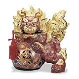 九谷焼 10号剣獅子 盛の画像