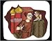 Mouse Pad with Kremlin, narration, talking, caring, couple, Asia, Russia, explaining, 