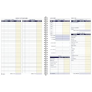 Adams Bookkeeping Record Book, Weekly Format, 8.5 x 11 Inches, White (AFR70)