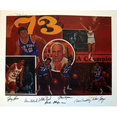 New York Knicks Seven Signature Lithograph