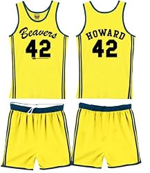 Teen Wolf Beavers 42 Scott Howard Werewolf Basketball Jersey Complete Costume