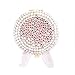 Here's a beautiful clear colored crystal compact that we believe is in the Glitterball family from Estee Lauder. This is very similar to the Nightlights compact, with crystals on all sides, but the crystals are smaller, and the push pin is also a clear crystal vs a plain gold pin. This is filled and is refillable with Lucidity Translucent pressed powder in the shade 06 Transparent. It comes with a pouch and a gold gift box (not the original box).