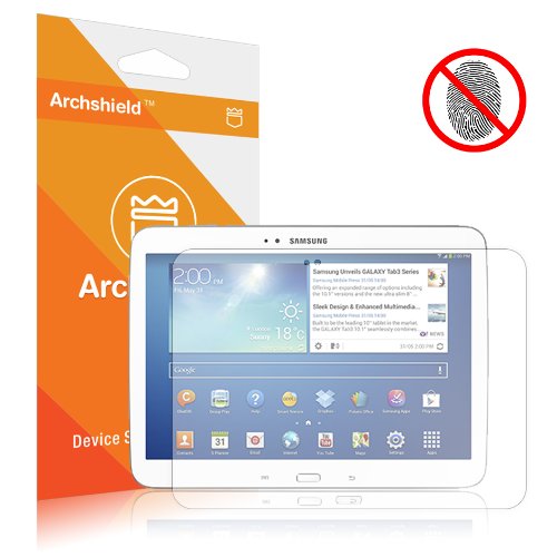 Archshield - Samsung Galaxy Tab 3 10.1 Premium Anti-Glare & Anti-Fingerprint (Matte) Screen Protector 2-Pack - Retail Packaging (Lifetime Warranty)