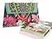 Midnight Orchids 'purse' notecard and envelope set,magnetic closure