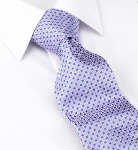 Machine Washable Grid Pattern Tie
