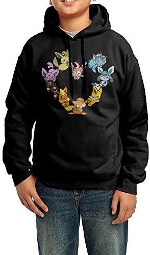 OVIKA Teenager's Eevee Family Heart Sweater Size M