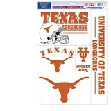 University of Texas Longhorns - Static Cling Sheet of 5 designs