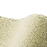 【ＰＢ商品】【送料無料】毛足7mm ウール100％ ナチュラル ラグマット/カーペット 防ダニ加工 防火性能合格商品 床暖房対応 《本間382×382cm（8畳）》 アイボリーの画像