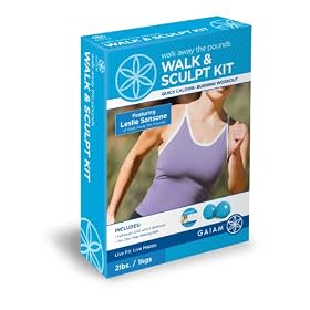 Gaiam Walk Away The Pounds Walk and Sculpt Kit Featuring Leslie Sansone