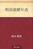 明治演劇年表