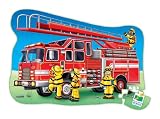 The Learning Journey Puzzle Doubles Giant Fire Truck Floor Puzzle