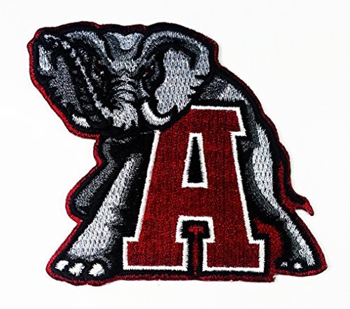 Alabama Crimson Tide Logo Embroidered Iron Patches