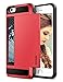 Vofolen Case for iPhone 6 Plus Case iPhone 6S Plus Case Wallet Impact Resistant Anti-Scratch Protective Shell Shockproof Rubber Bumper Cover Card Slot Holder Case for iPhone 6 Plus 6S Plus - Red