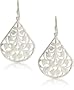 1928 Jewelry Silver Vine Earrings
