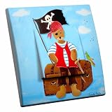 interrupteur decore - Décoration Chambre d'Enfants - Decorupteur® Baby Pirate - Interrupteur simple va&vient