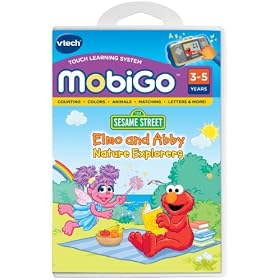 Vtech MobiGo Sesame Street Elmo and Abby Nature Explorers Software Cartridge