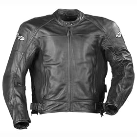 Joe Rocket Sonic 2.0 Leather Motorcycle Jacket - Black - Large - Tall