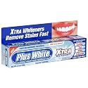 Plus White Xtra Whitening Every Day Whitening Toothpaste with Tartar Control, Cool Mint, 3.5 oz (100 g), (Pack of 6)