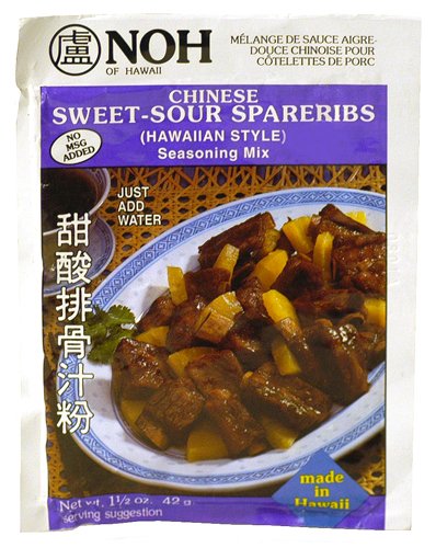 NOH Chinese Sweet-Sour Spareribs (Hawaiian Style) Seasoning Mix by NOH of Hawaii