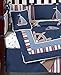 Sweet Jojo Designs Nautical Nights Blue and White Sailboat Baby Boy Bedding 9pc Crib Set