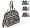 www.zahnarztversicherungen.com - [ SPKY ] SPOOKY Shopper Business Tasche SQUARE mit Netbook Polsterfach [ 10 bis 14 Zoll: 33 x 22 cm ] 