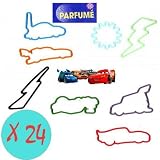 12 Silly Bandz : 6 CARS + 6 Rubber Band BraceletsIMAGE