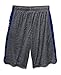 Under Armour Boys' Eliminator Printed Shorts, Asphalt Heather (012)/White, Youth Large
