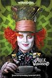 Johnny Depp Poster ~ Mad Hatter Alice in Wonderland ~ Exclusive U.K. Import ~ 24x36"