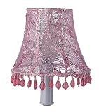 Pink Tulip Vine Dangle Chandelier Shade