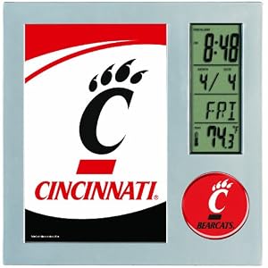 NCAA Cincinnati Bearcats Digital Desk Clock