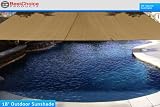 New Sand Color 18' Square Sun Shade Sail Shade Canopy Sun Shelter