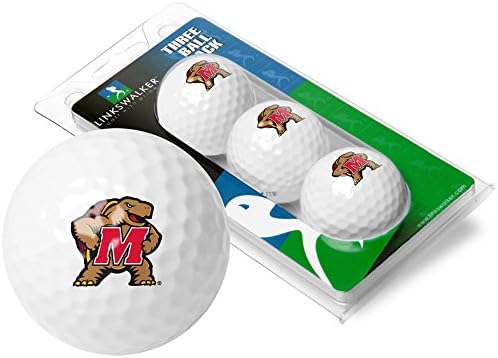 Maryland Terps NCAA 3 Golf Ball Sleeve Pack