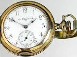  : #IK6A Elgin Antique Gold Filled w/Diamonds Ladies Hunter Pocket Watch 0 size 15 Jewels Ca 1904