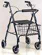 Go Lite Aluminum Rollator - Black