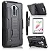LG G Stylo Case, Starshop [Heavy Duty] Dual Layers with Kickstand and Locking Belt Clip With Premium Screen Protector