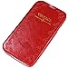 Galaxy S4 Case,by Ailun,Wallet Case,Samsung Galaxy i9500 Case,Card Holder Case,Stand Feature,Magic Book Case,Flip Cover Case[Red]