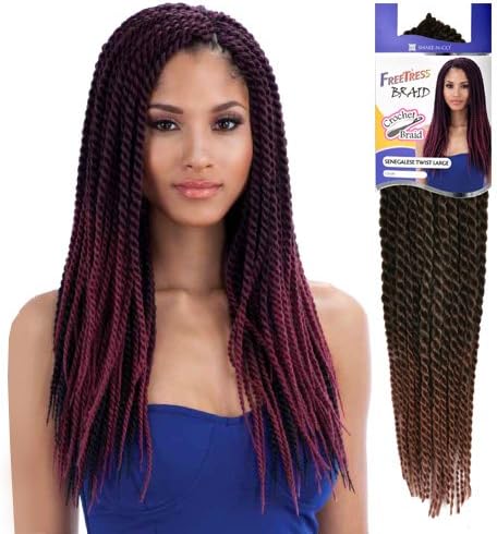 FreeTress Synthetic Hair Braids Senegalese Twist Large (TP1B/33)