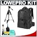 Lowepro CompuTrekker Plus AW (Black) Backpack + Tripod + Accessory Kit for Canon Rebel XSi, XS, XTi, 40D, Nikon D40, D60, D80, D200, D300, D700, Olympus Evolt E-410, E-420, E-510, E-520, and Sony Alpha A200, A300, A350, A700 Digital SLR Cameras