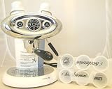 Produkt-Bild: Illy Espresso X7.1 X 7.1 Iperespresso Espressomaschine, Kapselmaschine M.I.E. Francis Francis Wei&szlig;, inkl. 6 orig. Bialetti Knickbecher Bicchierini in wei&szlig;